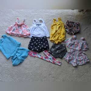 Girls Summer Bundle Clothing - Mix Of Brands - 12 To 18M
